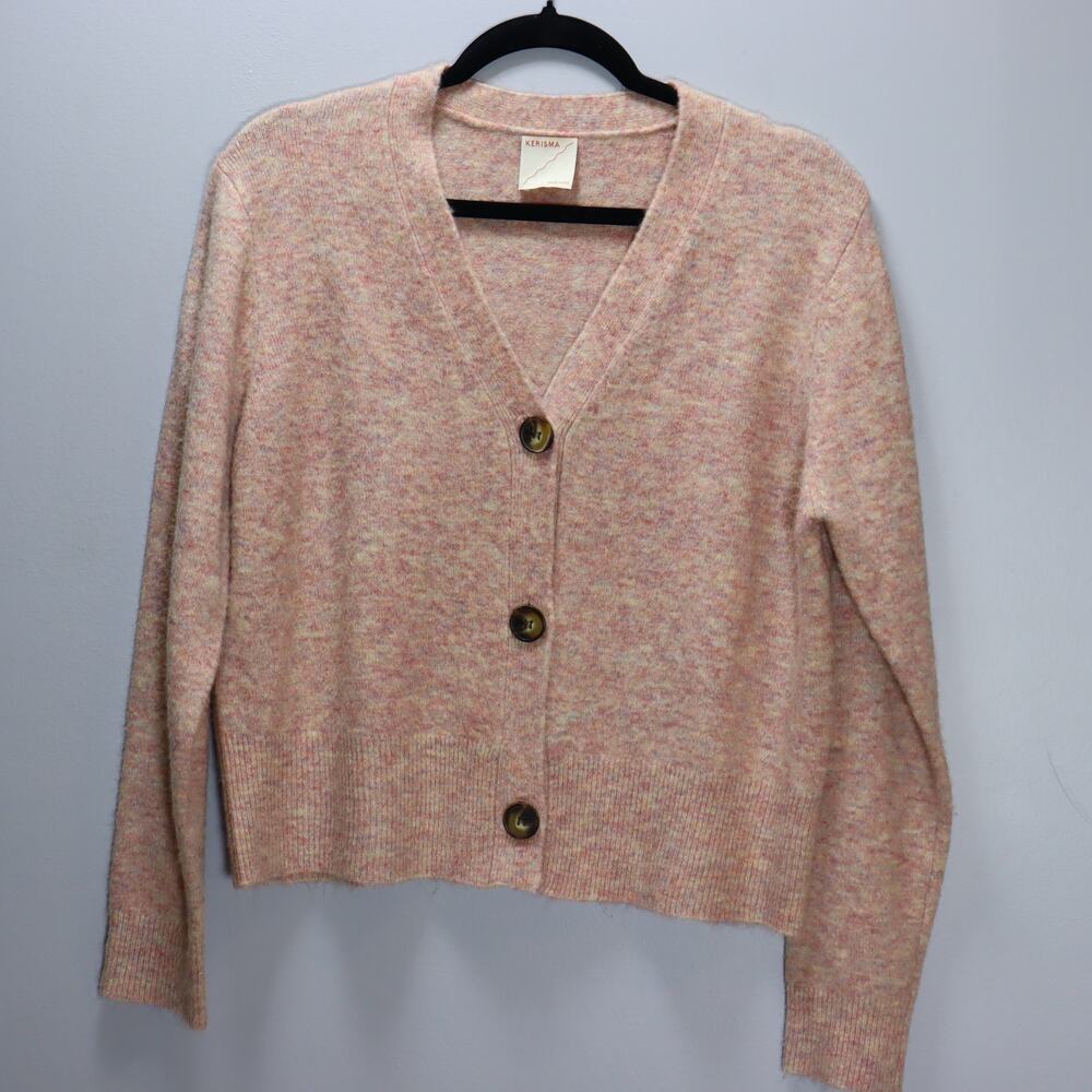 Kerisma Cashmere Blend Cardigan Sweater – Soft Girl‎ Cozy Knit
